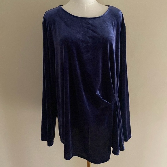 The Limited Ruch Side Detail Velvet Tunic - Picture 1 of 10